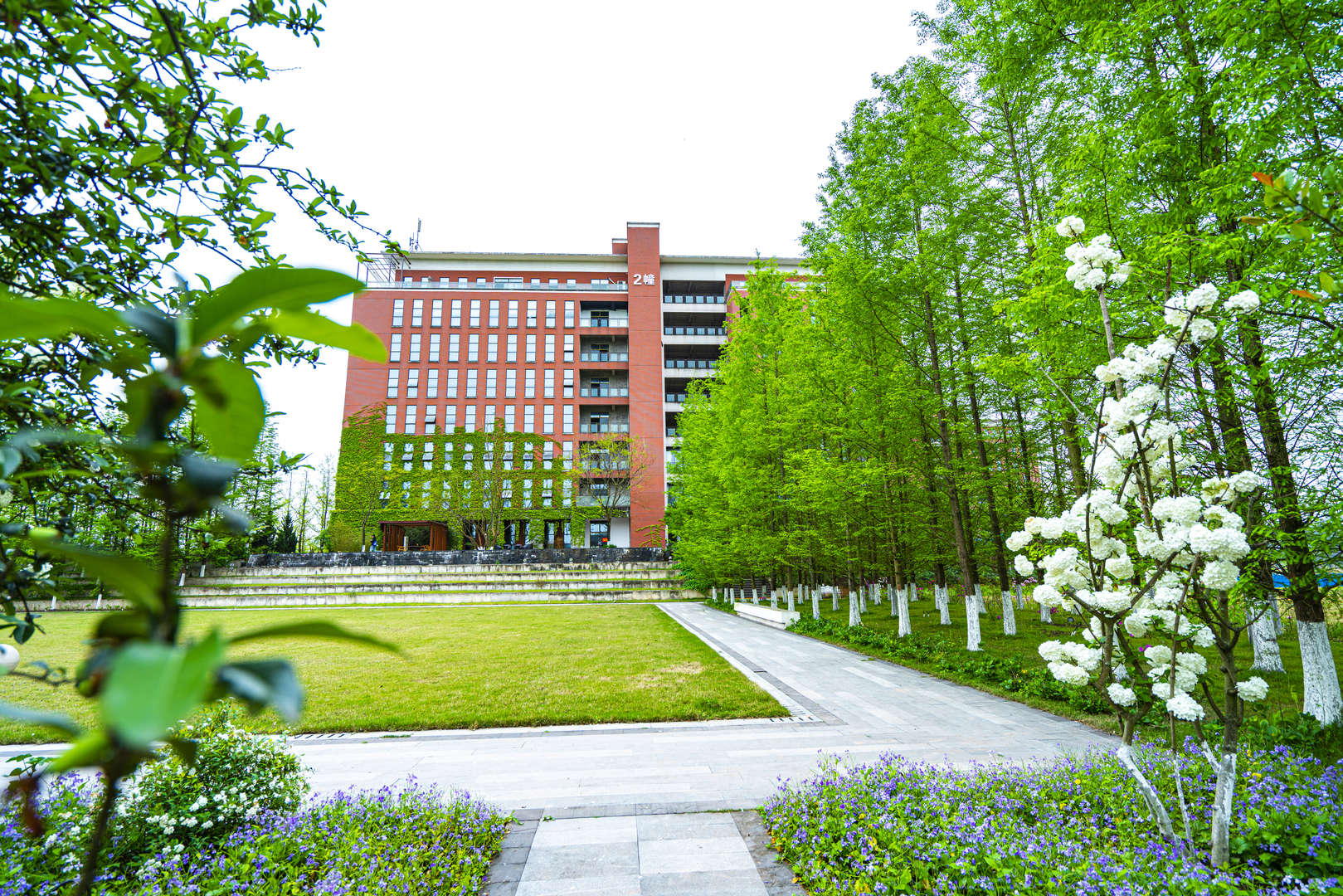 重庆望江技工学校校园风光1